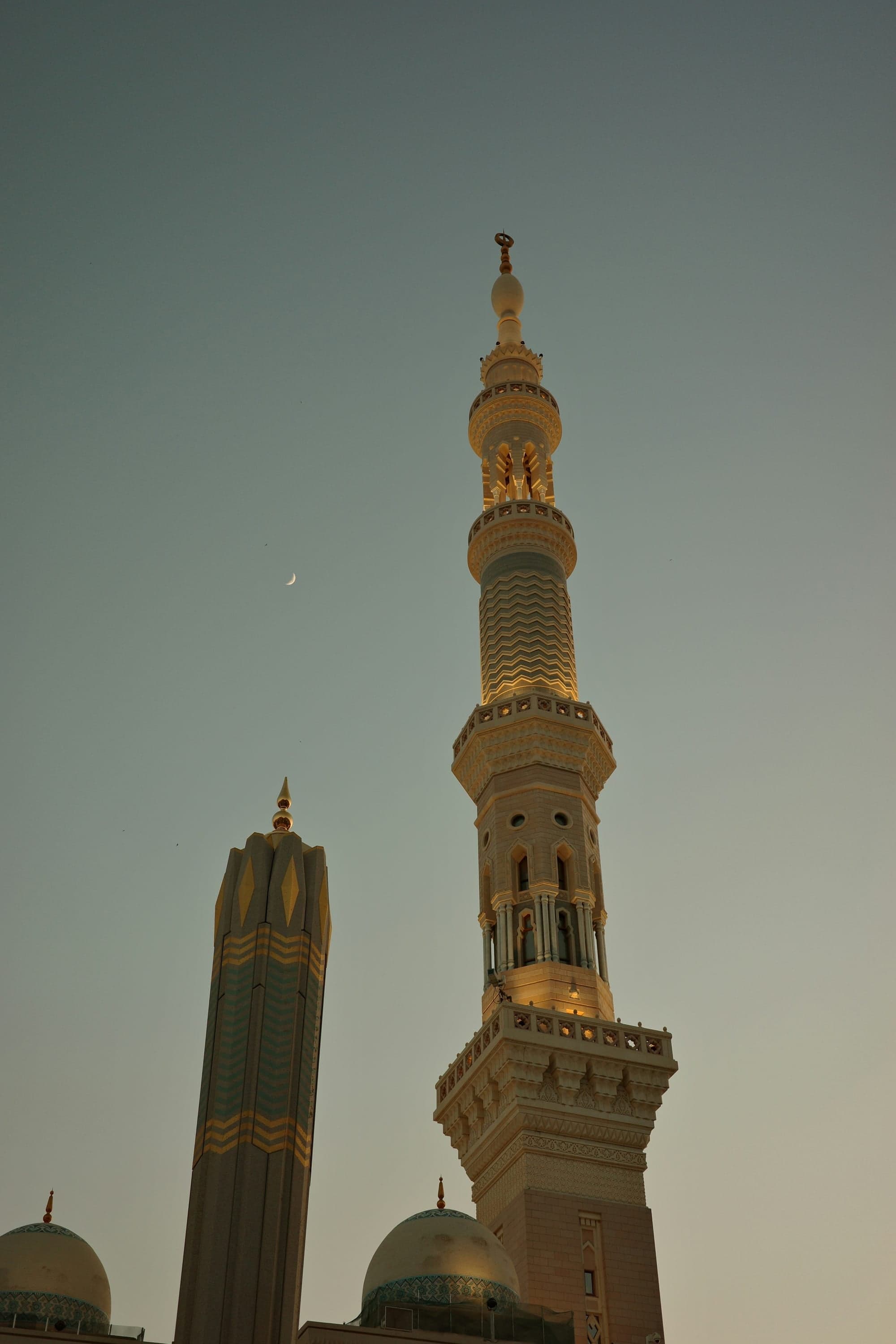 Madinah skyline at golden hour